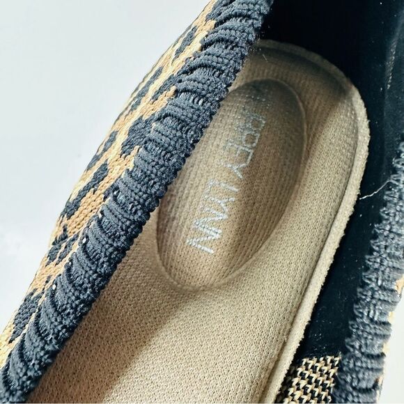 Aubrey Lynn Animal Print Knit Slip On Shoes Size 9 - Picture 3 of 6